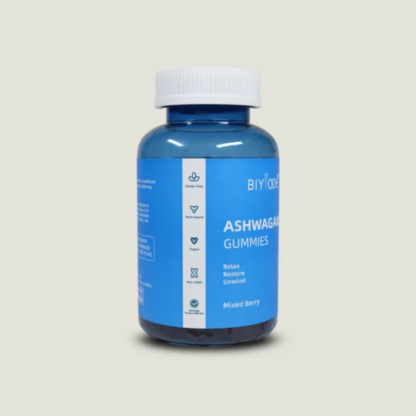 پاستیل آشواگاندا BIYODE – ۶۰ عددAshwagandha Gummies