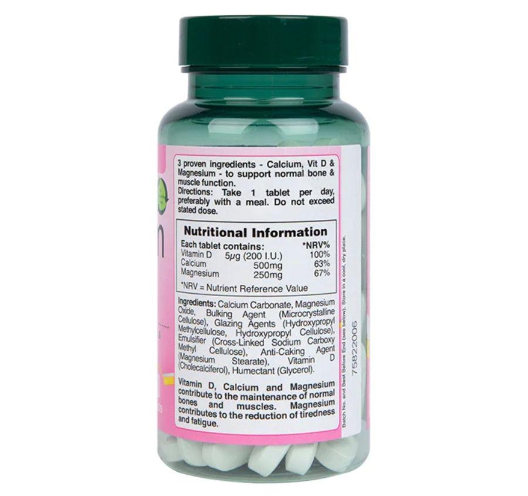 کلسیم + منیزیم + ویتامین D هالند اند بارت – ۶۰ قرصCalcium + Magnesium & Vitamin DHolland & Barrett (H&B