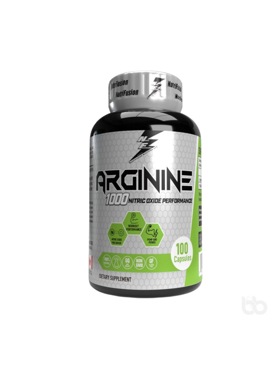 آرژینین نوتری‌فیوشن ۱۰۰۰ میلی‌گرم – ۱۰۰ کپسول  NutriFusion